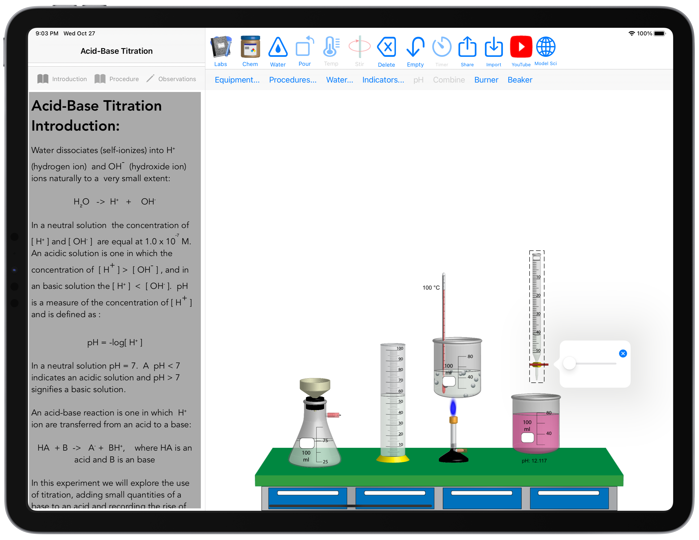 ChemLab Standard for iPadOS